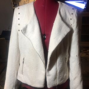 Cream Tweed Blazer